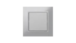 Comutador de Escada Inox/Alumina, Logus 90 Metallo - Kit Completo