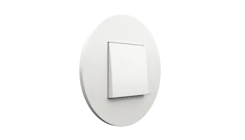 Comutador de Escada Siza Vieira - branco mate - Kit Completo
