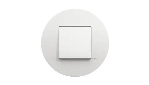 Comutador de Escada Siza Vieira - branco mate - Kit Completo