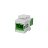 Conector keystone para fibra ótica verde SCOS2GN JUNG SCOS2GN