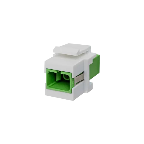 Conector keystone para fibra ótica verde SCOS2GN JUNG SCOS2GN
