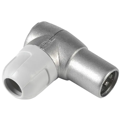 Conector televes 4130 angular e blindado macho