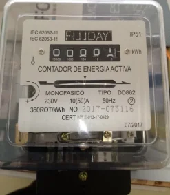 Contador elétrico monofásico analógico 10 (50A)