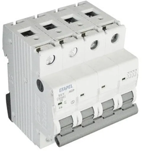 Disjuntor Tetrapolar Efapel 16A 4P 4.5ka 55116 4CP