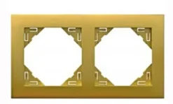 Espelho Duplo EFAPEL - Dourado - Série Logus 90- 90920 TDU