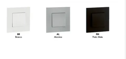Espelho Quádruplo, Quadra, 45940 TBR - Branco - Série Quadro 45 - Efapel