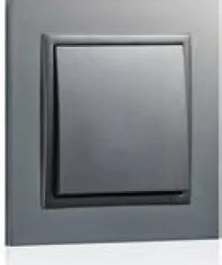 Espelho simples crómio/gris EFAPEL 90910 TRS Série Logus 90