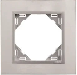 Espelho simples inox/alumina EFAPEL 90910 TIA Série Logus 90