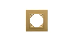 Espelho Triplo EFAPEL 90930 TUU - Dourado/Dourado - Série Logus 90 Animato