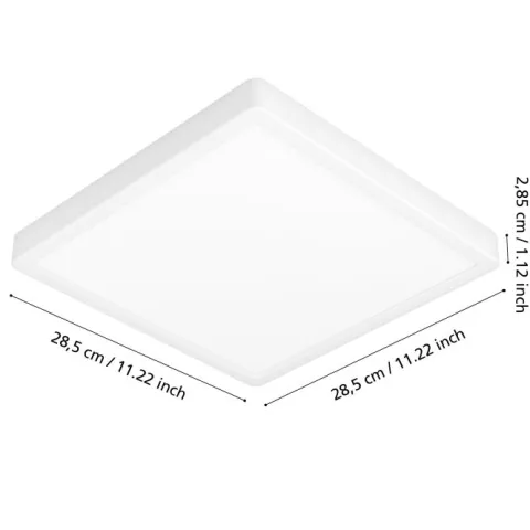 Foco de Superfície LED Branco com Proteção IP44 ARGOLIS 2 EGLO 900279