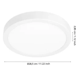 Foco de Superfície LED Branco com Proteção IP44 ARGOLIS 2 EGLO 900277
