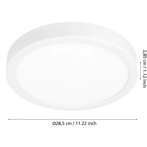 Foco de Superfície LED Branco com Proteção IP44 ARGOLIS 2 EGLO 900277