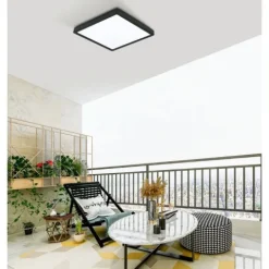 Foco de Superfície LED Preto com Proteção IP44 ARGOLIS 2 EGLO 900281