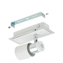 Foco LED de Parede com Corpo Metálico Branco e Cromado DAVIDA EGLO 92084