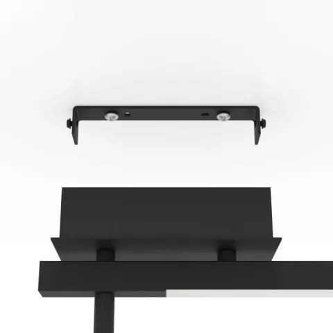 Foco LED de Parede com Suporte em Metal Preto CARDILLIO 2 EGLO 900513