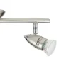 Foco LED de Parede e Teto Ajustável Níquel Fosco e Cromado MAGNUM-LED EGLO 92642