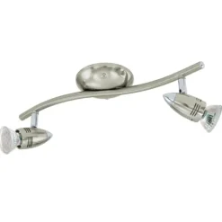 Foco LED de Parede e Teto Ajustável Níquel Fosco e Cromado MAGNUM-LED EGLO 92642