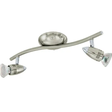 Foco LED de Parede e Teto Ajustável Níquel Fosco e Cromado MAGNUM-LED EGLO 92642