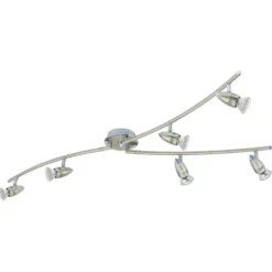 Foco LED de Parede e Teto Ajustável Níquel Fosco MAGNUM-LED EGLO 92645