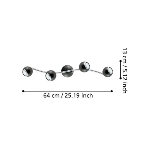 Foco LED de Parede e Teto BIMEDA EGLO 31008