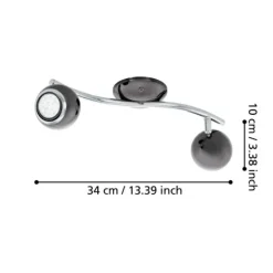 Foco LED de Parede e Teto BIMEDA EGLO 31006