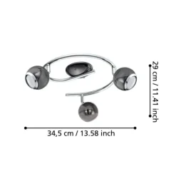 Foco LED de Parede e Teto BIMEDA EGLO 31007