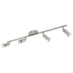 Foco LED de Parede e Teto com 4 Cabeças Ajustáveis BUZZ-LED EGLO 92598