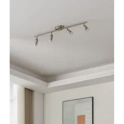 Foco LED de Parede e Teto com 4 Cabeças Ajustáveis BUZZ-LED EGLO 92598