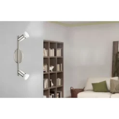 Foco LED de Parede e Teto com 3 Cabeças Ajustáveis BUZZ-LED EGLO 92597