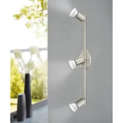 Foco LED de Parede e Teto com Duas Cabeças Ajustáveis BUZZ-LED EGLO 92596