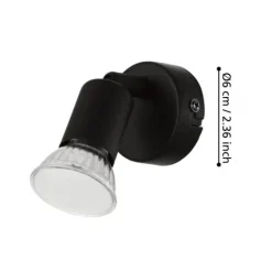 Foco LED de Parede e Teto com Projetor Ajustável BUZZ-LED EGLO 32428