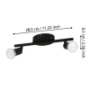 Foco LED de Parede e Teto com Projetores Ajustáveis BUZZ-LED EGLO 32429