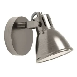 Foco LED de Parede e Teto com Suporte Metálico Níquel SERAS EGLO 96552