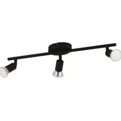 Foco LED de Parede e Teto com Três Projetores Ajustáveis BUZZ-LED EGLO 32431
