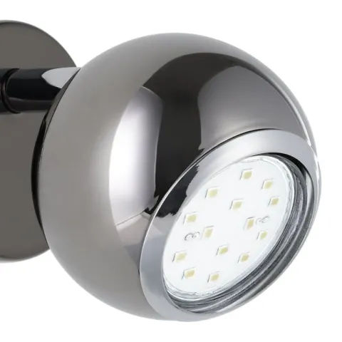 Foco LED de Parede e Teto em Metal Níquel Preto BIMEDA EGLO 31005