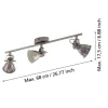Foco LED de Teto SERAS EGLO 96554