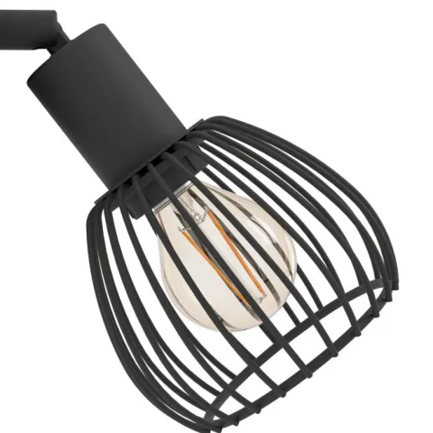 Foco Luminária de Parede e Teto Preto SONNINO EGLO 901038