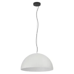 GAETANO 1 Candeeiro de Teto Suspenso em Aço Cinzento 50cm 900697
