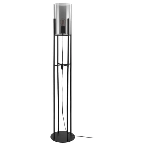 GLASTONBURY Candeeiro de Pé Preto EGLO - Iluminação Elegante 43142