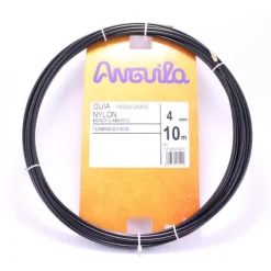Guia nylon maciço 4mm 10mts preto