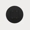 Interruptor de Estores/Inversor de Persiana Siza Vieira - preto mate - Kit Completo