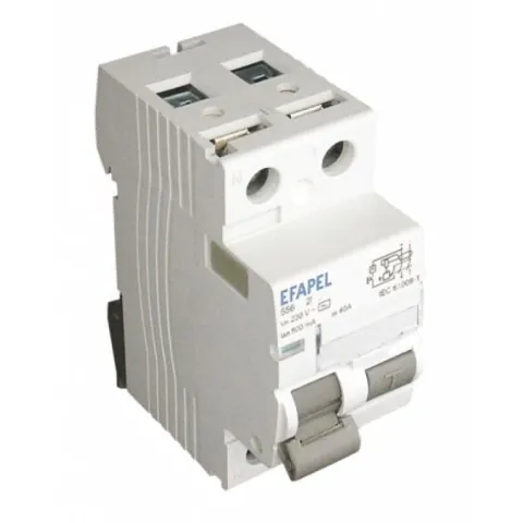 Interruptor Diferencial Efapel 25A 300ma 230V Tipo AC, 2 mod - 556252DC