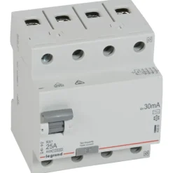 Interruptor diferencial 4p 25a 30ma ac legrand 402062