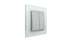 Interruptor duplo/comutador de Lustre Cristal/Alumina, Logus 90 Crystal - Kit Completo