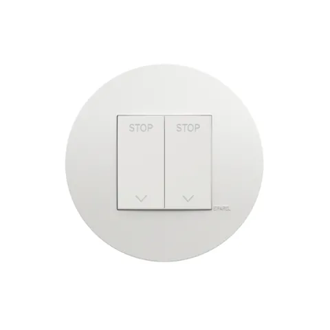 Interruptor/Inversor de Persiana Siza Vieira - branco mate - Kit Completo
