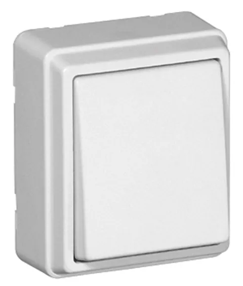 Interruptor Unipolar 16A 250V Saliente EFAPEL 37011 CBR, Série 3700