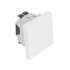 Interruptor unipolar Efapel de 2 módulos, 45011 - Série Quadro 45