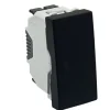 Interruptor unipolar 1 módulo - Preto Mate, 45010 SPM - Série Quadro 45 Efapel