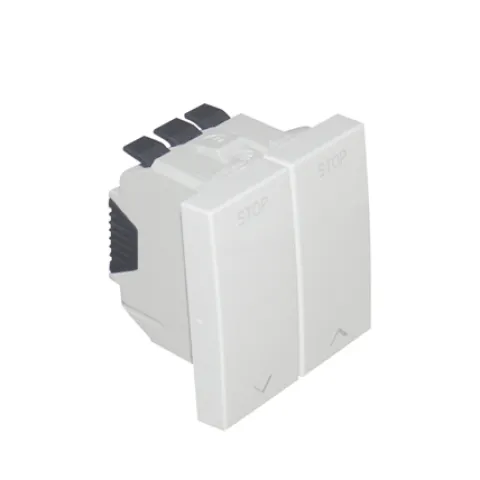 Inversor de persiana Efapel c/ encravamento mecânico – 2 módulos, branco, 45295SBR - Série Quadro 45