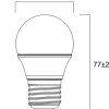Lâmpada Led gota toledo ball Sylvania e27 4.5W -40w-470 lm 4000K